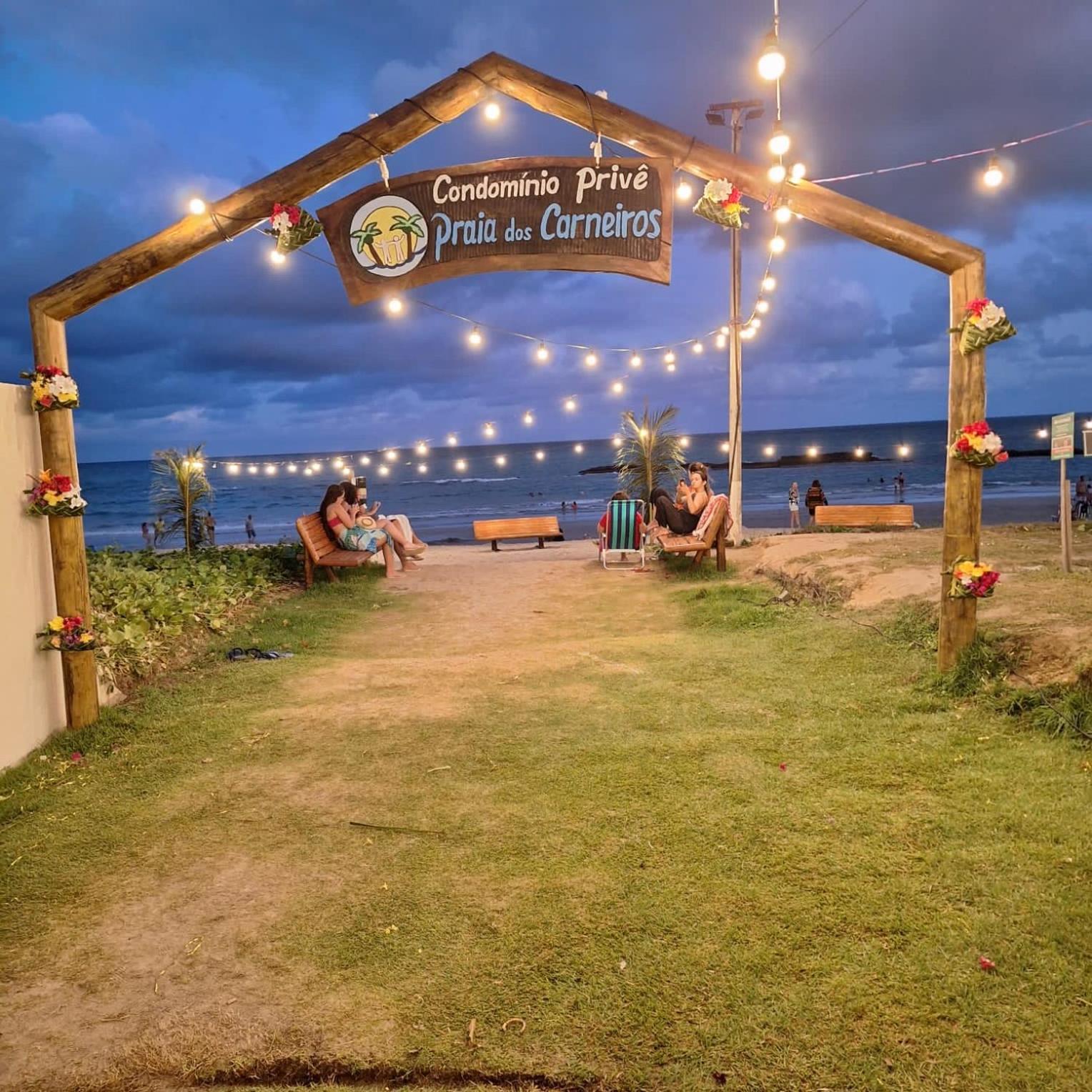 Casa Cinza Na Praia Dos Carneiros Em Condominio A Beira-Mar 外观 照片